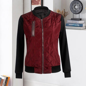 Stylische Jacke mit Reißverschluss