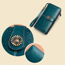 Laden Sie das Bild in den Galerie-Viewer, Retro lange Brieftasche mit großem Fassungsvermögen