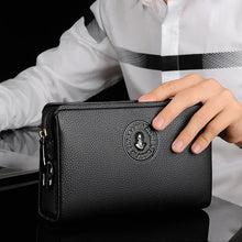 Laden Sie das Bild in den Galerie-Viewer, Diebstahlsichere Herrenhandtasche mit Zahlenschloss