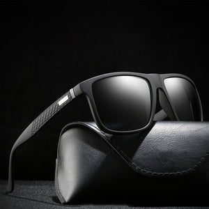 2021 polarisierte Sonnenbrille mit schwarzem Rahmen