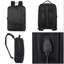 Laden Sie das Bild in den Galerie-Viewer, Hochwertiger Laptop-Rucksack mit USB-Anschlüssen