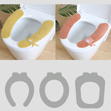 Laden Sie das Bild in den Galerie-Viewer, Waschbare Toilettensitzauflage aus Plüsch
