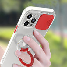 Laden Sie das Bild in den Galerie-Viewer, iPhone transparente Handyhülle mit Ring