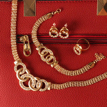 Laden Sie das Bild in den Galerie-Viewer, Luxuriöses Funkelndes Schmuckset