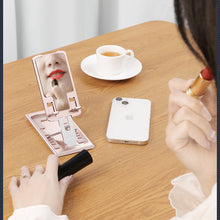 Laden Sie das Bild in den Galerie-Viewer, Faltbarer tragbarer Handyhalter aus Aluminiumlegierung