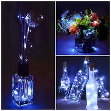 Laden Sie das Bild in den Galerie-Viewer, LED-Weinflaschenlichter Kork Nachtlicht DIY Decor Lift - Stück