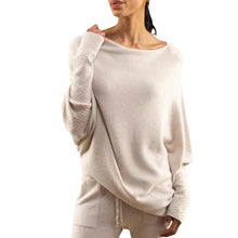 Laden Sie das Bild in den Galerie-Viewer, Gestrickter Schalpullover