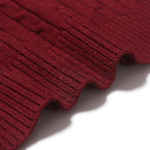 Gestrickter Rollkragenpullover für Herren