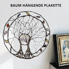 Laden Sie das Bild in den Galerie-Viewer, Kreis des Lebens – Wandkunst aus Metallbaum
