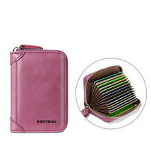 Laden Sie das Bild in den Galerie-Viewer, Multikartenschlitz Anti-Entmagnetisierung Reißverschlusstasche
