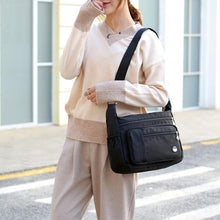 Laden Sie das Bild in den Galerie-Viewer, Damen lässige diebstahlsichere wasserdichte Umhängetasche mit mehreren Fächern