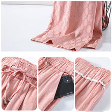 Laden Sie das Bild in den Galerie-Viewer, Sonnenschutzhose mit weitem Bein aus Eisseide