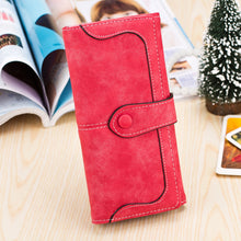 Laden Sie das Bild in den Galerie-Viewer, Damen Vintage gefrostete Brieftasche