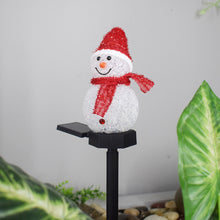 Laden Sie das Bild in den Galerie-Viewer, Super süße wasserdichte Solarenergie Schneemann Lampe