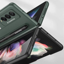 Laden Sie das Bild in den Galerie-Viewer, Modisches Telefon Hülle mit Stiftschlitz für Samsung Galaxy Z Fold 3