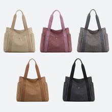 Laden Sie das Bild in den Galerie-Viewer, Retro Einfache Segeltuchtasche