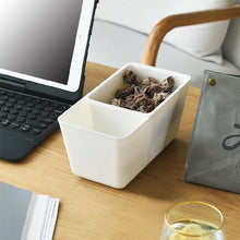 Laden Sie das Bild in den Galerie-Viewer, Quadratische Entleerbare Doppellagige Aufbewahrungsbox