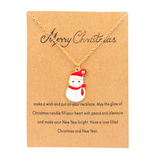Laden Sie das Bild in den Galerie-Viewer, Legierungshalskette der Weihnachtsserie