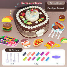 Laden Sie das Bild in den Galerie-Viewer, Kuchen Plastilin Farbiger Ton Handgemachtes Spielzeug