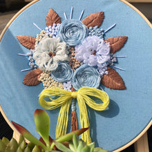 Laden Sie das Bild in den Galerie-Viewer, Handgemachte kreative DIY-Blumenstickerei