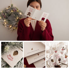 Laden Sie das Bild in den Galerie-Viewer, Einzigartige Handliche Weihnachtsgrußkarten aus Papier