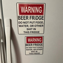 Laden Sie das Bild in den Galerie-Viewer, Lustige Vintage-Bierkühlschrank-Aufkleber