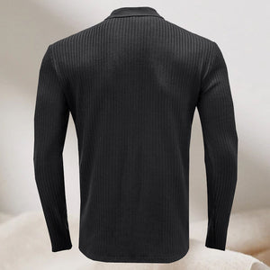 Gestreiftes Polohemd mit Revers