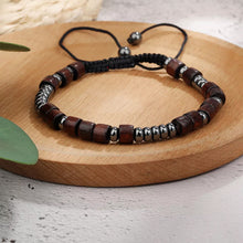 Laden Sie das Bild in den Galerie-Viewer, Magnet Nylon geflochtenes Morsecode-Armband