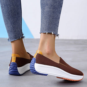 Damen Frühling und Herbst bequeme Freizeitschuhe