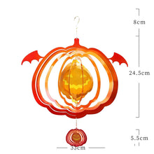 Laden Sie das Bild in den Galerie-Viewer, Halloween Thema 3D Windspiele drehbare Ornamente