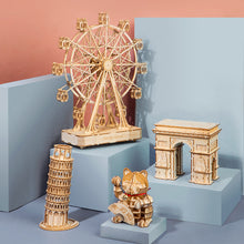 Laden Sie das Bild in den Galerie-Viewer, Kreatives dreidimensionales zusammengebautes Holzmodell