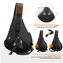 Laden Sie das Bild in den Galerie-Viewer, Brusttasche aus Nylongewebe mit großem Fassungsvermögen