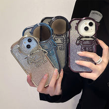 Laden Sie das Bild in den Galerie-Viewer, Handyhülle mit Astronautenständer für iPhone