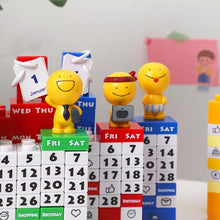 Laden Sie das Bild in den Galerie-Viewer, Schöner Cartoon-Block-Puzzle-Kalender