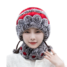 Laden Sie das Bild in den Galerie-Viewer, Rex-Kaninchenfellmütze