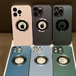 Magnetische iPhone-Hülle aus mattiertem Glas