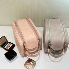 Laden Sie das Bild in den Galerie-Viewer, Tragbare Reisekosmetiktasche mit großem Fassungsvermögen