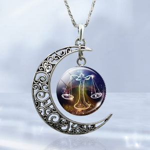Sternzeichen Mond Halskette