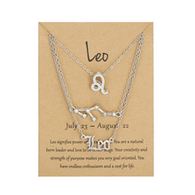Laden Sie das Bild in den Galerie-Viewer, Kreative Halsketten mit zwölf Sternbildern (drei Stücke)