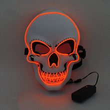 Laden Sie das Bild in den Galerie-Viewer, LED leuchtende Totenkopfmaske