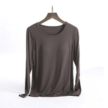 Laden Sie das Bild in den Galerie-Viewer, Damen Thermo Langarm-Shirt mit Brustpolster