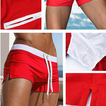 Laden Sie das Bild in den Galerie-Viewer, Einfarbige Strand-Badehose Für Herren