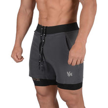 Laden Sie das Bild in den Galerie-Viewer, Schnell trocknende, doppellagige, elastische Shorts