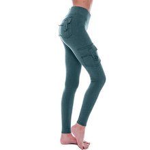 Laden Sie das Bild in den Galerie-Viewer, Damen Sport Enge Yogahosen