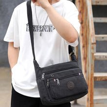 Laden Sie das Bild in den Galerie-Viewer, Modische Umhängetasche aus Segeltuch mit großem Fassungsvermögen