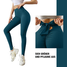 Laden Sie das Bild in den Galerie-Viewer, Sexy Pfirsich Gesäß Schleife Yoga Trainingshose