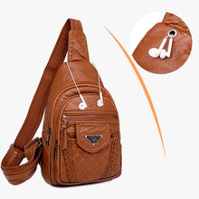 Laden Sie das Bild in den Galerie-Viewer, Einfache Umhängetasche aus weichem Leder