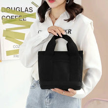 Laden Sie das Bild in den Galerie-Viewer, Handtasche aus Segeltuch mit großem Fassungsvermögen