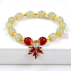 Roter Ahornblatt-Schmuck