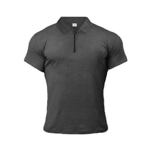 Laden Sie das Bild in den Galerie-Viewer, Poloshirt Mit Reißverschluss Für Herren